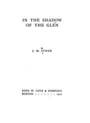 Cover of: In the Shadow of the Glen by J. M. Synge