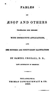 Cover of: Fables of AEsop and Others by Aesop