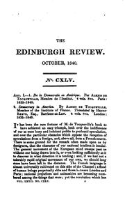 Cover of: The Edinburgh Review