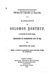 Cover of: Twelve Years a Slave by Solomon Northup