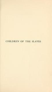 Cover of: Children of the slaves