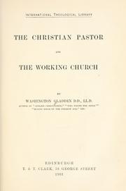 Cover of: The Christian pastor and the working church