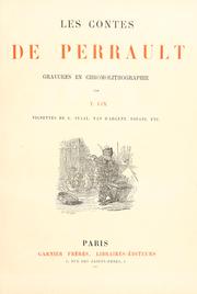 Cover of: Les Contes de Perrault by Charles Perrault