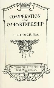 Co-operation and co-partnership by Langford Lovell Price