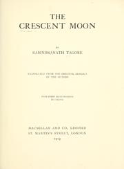 Cover of: The crescent moon by Rabindranath Tagore