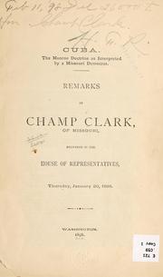 Cover of: Cuba. by Champ Clark