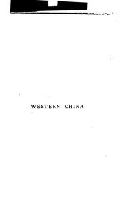 Cover of: Western China: A Journey to the Great Buddhist Centre of Mount Omei