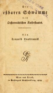 Cover of: essbaren schwmme des Oesterreichischen Kaiserstaates