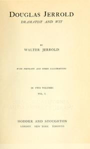 Cover of: Douglas Jerrold, dramatist and wit