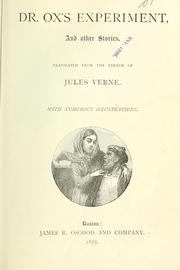 Cover of: Dr. Ox's experiment by Jules Verne