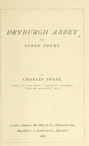 Cover of: Dryburgh Abbey and other poems