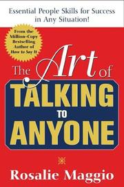 Cover of: The Art of Talking to Anyone: Essential People Skills for Success in Any Situation