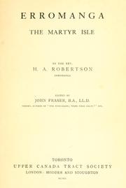 Erromanga by H. A. Robertson