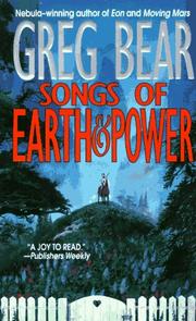Cover of: Songs of Earth And Power