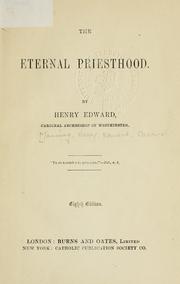 Cover of: The eternal priesthood.