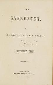 Cover of: The Evergreen. by 