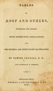 Cover of: Fables of Æsop and others