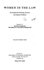 Cover of: Studies in Occupations