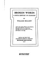 Cover of: Broken Words: A Fifth Century of Charades