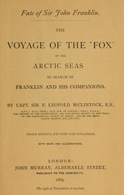 Cover of: Fate of Sir John Franklin