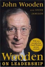 Cover of: Wooden on Leadership by John Wooden