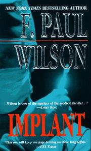 Cover of: Implant by F. Paul Wilson
