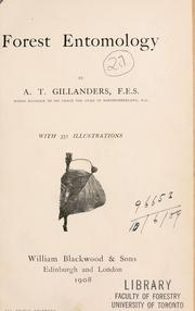 Cover of: Forest entomology. by Alexander Thomson Gillanders