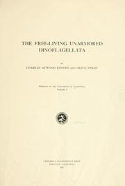 Cover of: The free-living unarmored dinoflagellata by Charles A. Kofoid