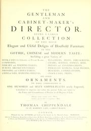 Cover of: furniture designs of Thomas Chippendale