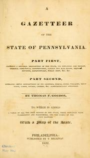 A gazetteer of the state of Pennsylvania by Thomas Francis Gordon