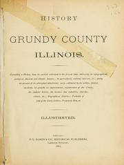 Cover of: History of Grundy County, Illinois by 