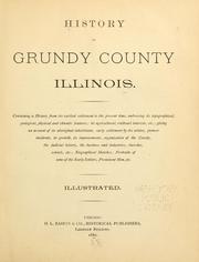 Cover of: History of Grundy County, Illinois by 