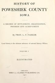 Cover of: History of Poweshiek County, Iowa by Leonard F. Parker
