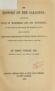 Cover of: The history of the Saracens by Simon Ockley