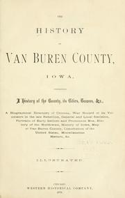 The history of Van Buren County, Iowa