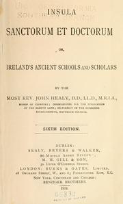 Cover of: Insula sanctorum et doctorum by John Healy