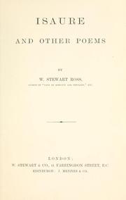 Cover of: Isaure, and other poems.
