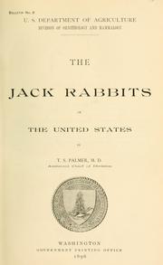 The jack rabbits of the United States by T. S. Palmer