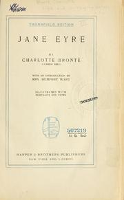 Cover of: Jane Eyre. by Charlotte Brontë