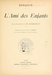 Cover of: Ami des enfans