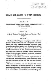 Cover of: Coals and Cokes in West Virginia: A Hand-book on the Coals and Cokes of the ... by William Seymour Edwards