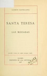 Cover of: Las moradas by Teresa of Avila