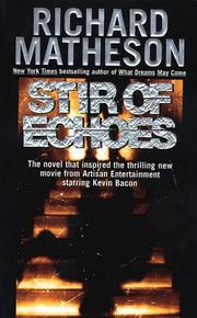 Cover of: A Stir of Echoes by Richard Matheson