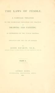 Cover of: The laws of Fésole by John Ruskin