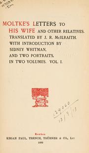 Cover of: Letters to his wife and other relatives