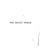 Cover of: The occult world--