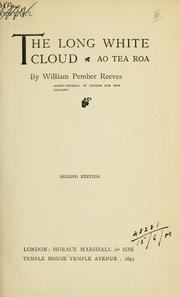 The long white cloud (Ao tea roa) by William Pember Reeves