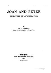 Cover of: Joan and Peter: The Story of an Education by H.G. Wells