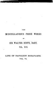Cover of: The Miscellaneous Prose Works of Sir Walter Scott...: in twenty-eight volumes. 22, Tales of a ...