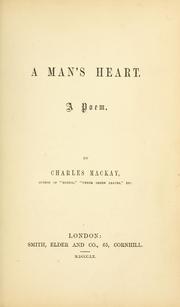 Cover of: man's heart.: A poem.